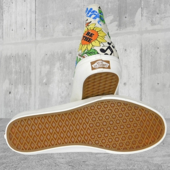 VANS Retro 90's SK8 Floral Print High Tops - Picture 3 of 4